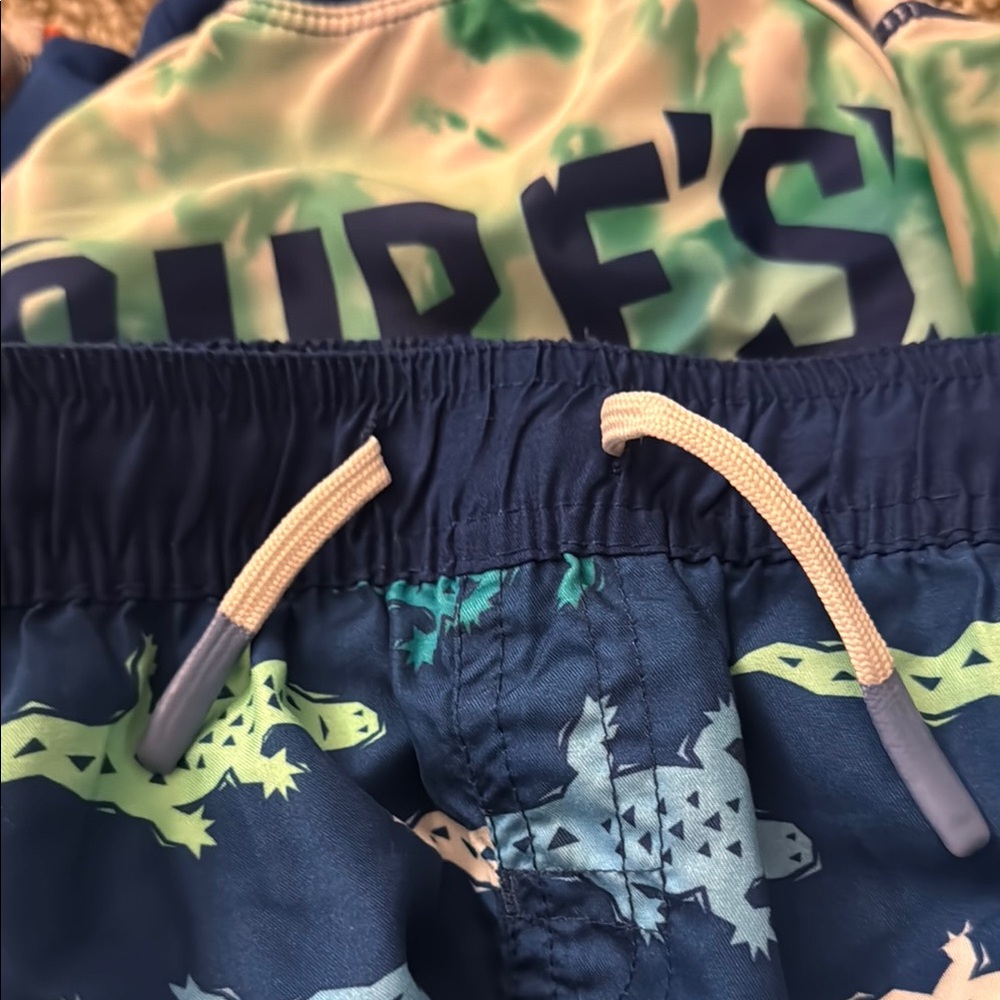Kids Dinosaur and Surf Themed Clothing Set - Picture 2 of 4